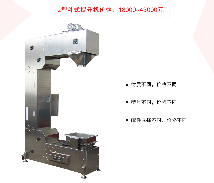 z型斗式提升機價格